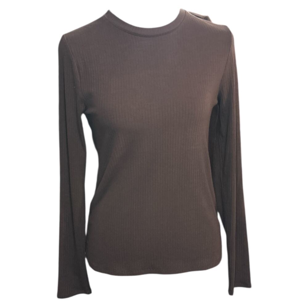 Splendid Brown Long Sleeve Top – Size S, EUC